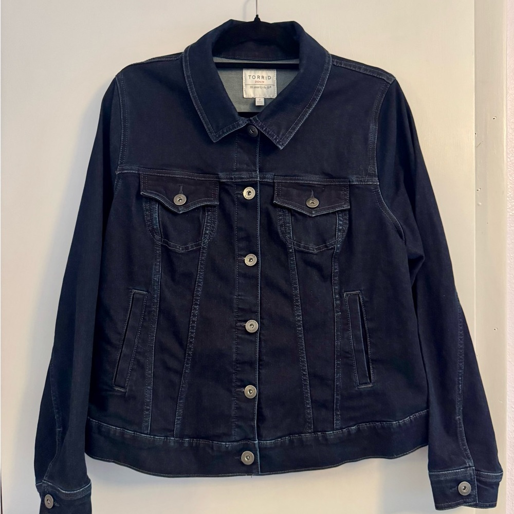 Torrid Dark Blue Denim Jacket